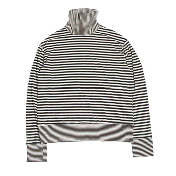 Black/White Stripe Turtleneck Tshirt Hip Hop Loose Fit Long Sleeve Tee Streetwear
Black/White Stripe Turtleneck Tshirt Hip Hop Loose Fit Long Sleeve Tee Streetwear
