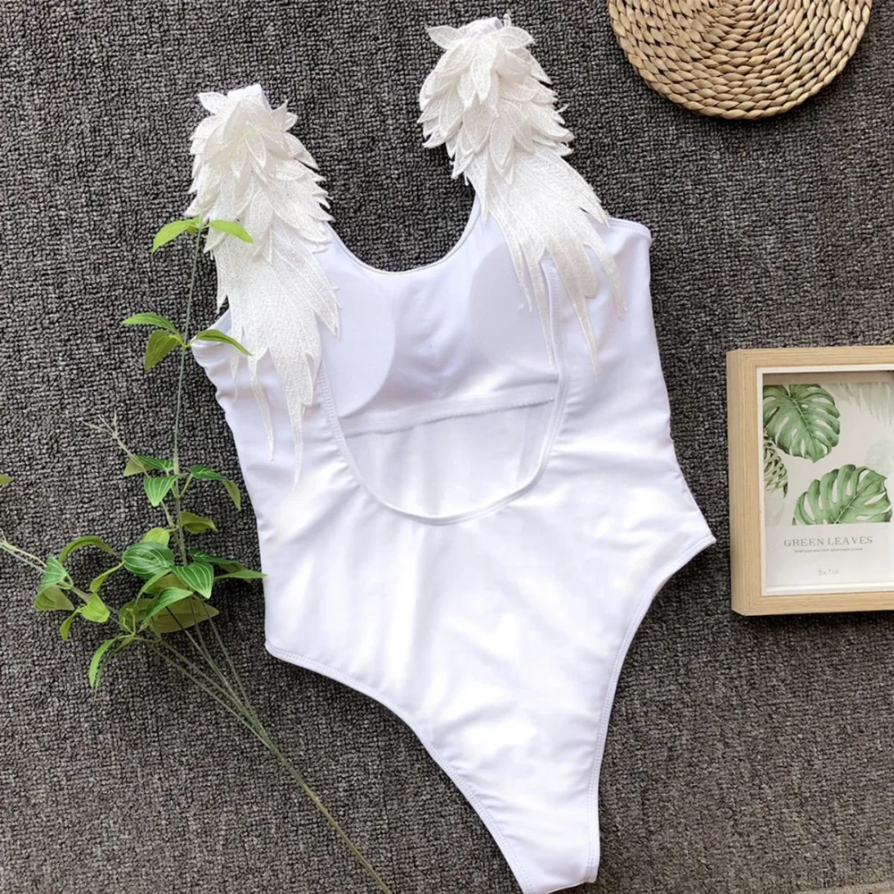 2019 Newest Women One Piece Swimsuit Sexy Cute Angel Wings Swimwear Push Up Padded Monokini Thong Bikini Women Bathing Suit Hot
2019 Newest Women One Piece Swimsuit Sexy Cute Angel Wings Swimwear Push Up Padded Monokini Thong Bikini Women Bathing Suit Hot