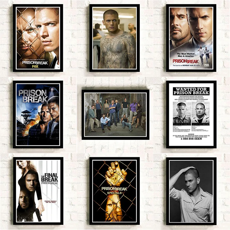 Prison Break Posters Movie White Kraft Paper Prints High Definition Clear Image Home Decoration Livingroom Bedroom Bar
Prison Break Posters Movie White Kraft Paper Prints High Definition Clear Image Home Decoration Livingroom Bedroom Bar