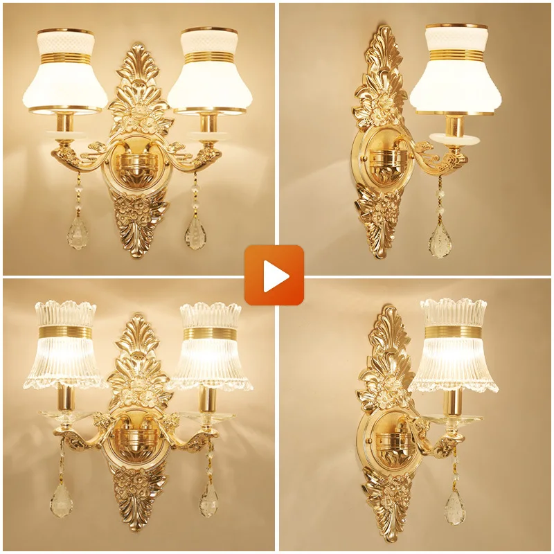 YOK 28*42cm LED Wall Lamp European Crystal Luxury Wall Lamp Lotus Golden Double Lights Wall Lamp
YOK 28*42cm LED Wall Lamp European Crystal Luxury Wall Lamp Lotus Golden Double Lights Wall Lamp