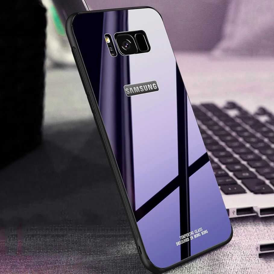 For Samsung Galaxy Note 8 S8 S8 Plus Case Transparent Logo Tempered Glass Phone Case For Samsung S 8 Plus Note8 Shell S8+ Coque
For Samsung Galaxy Note 8 S8 S8 Plus Case Transparent Logo Tempered Glass Phone Case For Samsung S 8 Plus Note8 Shell S8+ Coque