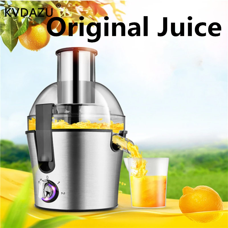 Electric Juice Extractor Stainless steel Juicer 3 gears Speed Fruit Drinking Machine food blender fresh juice original juicer
Electric Juice Extractor Stainless steel Juicer 3 gears Speed Fruit Drinking Machine food blender fresh juice original juicer