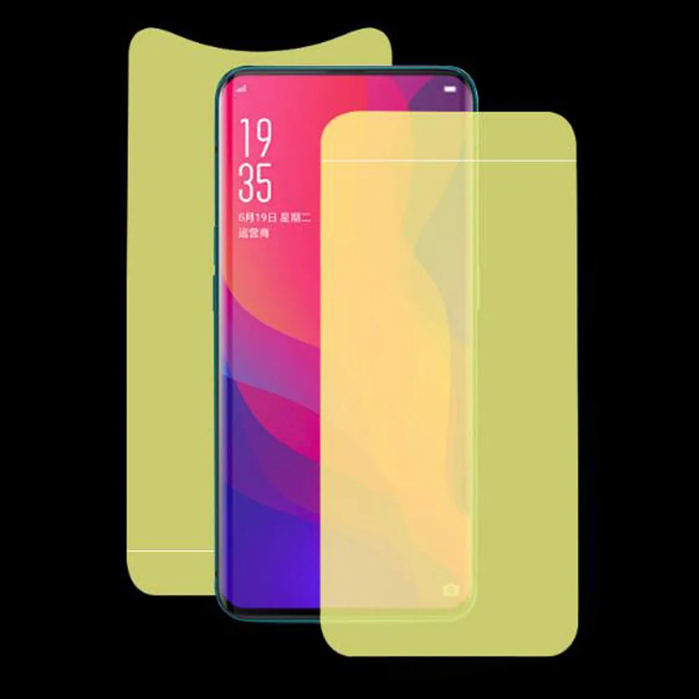 Hydrogel for OPPO FindX R9S R9 R11 R11S plus Full Coverage Front and back Screen Guard Self-healing Nano Protective Film
Hydrogel for OPPO FindX R9S R9 R11 R11S plus Full Coverage Front and back Screen Guard Self-healing Nano Protective Film