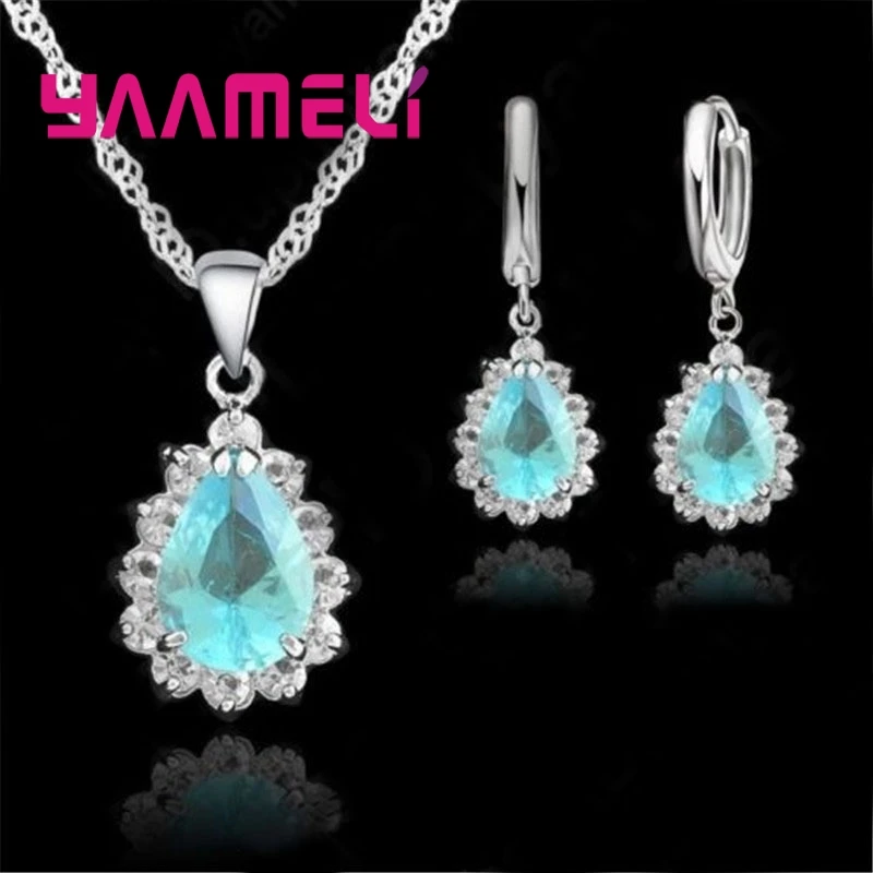 Luxury Couple Class Wedding Anniversary Jewelry Sets 925 Sterling Silver Cubic Zircon Hot Sale Earrings+Necklace set
Luxury Couple Class Wedding Anniversary Jewelry Sets 925 Sterling Silver Cubic Zircon Hot Sale Earrings+Necklace set