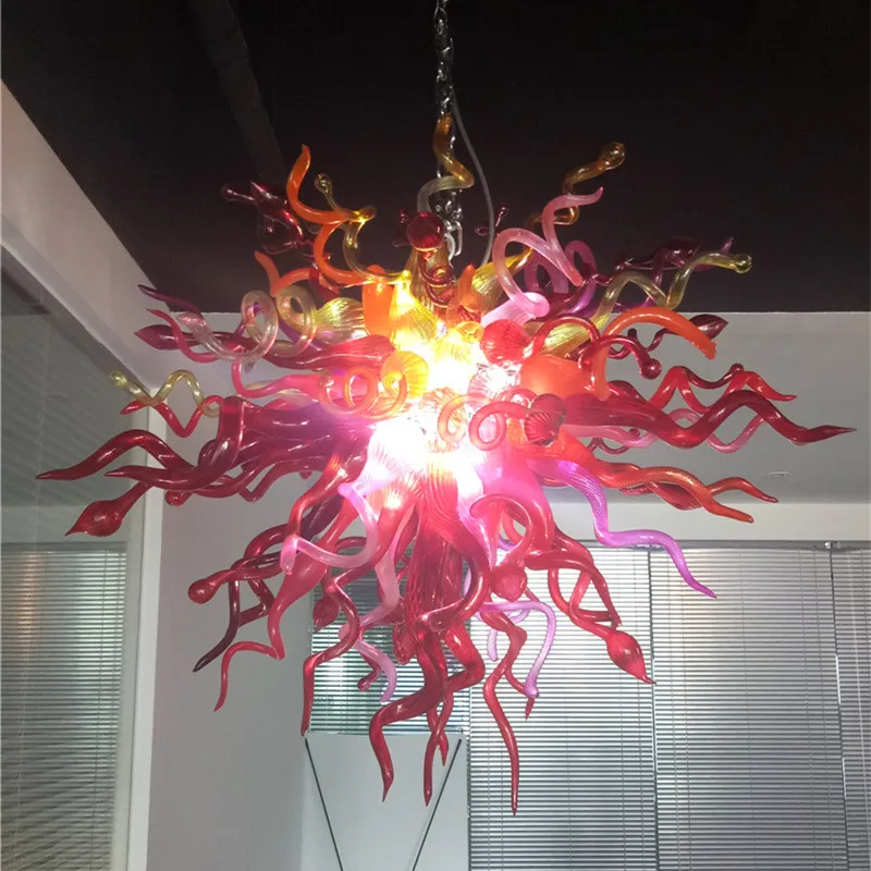 Red Glass Lighting New Designer Murano Blown Glass Crystal Chandelier for Luxury Home Decor
Red Glass Lighting New Designer Murano Blown Glass Crystal Chandelier for Luxury Home Decor