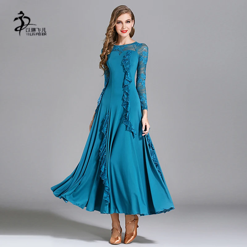 Latin Dance Dress Women Lace Dance Costume Ballroom Dance Dress Salsa Dress
Latin Dance Dress Women Lace Dance Costume Ballroom Dance Dress Salsa Dress
