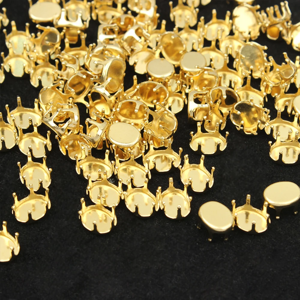 Oval shape&size Empty Base Setting Gold Blank Claw For Holder jewels stones Stitch On Sew On Crystal Glass Rhinestones
Oval shape&size Empty Base Setting Gold Blank Claw For Holder jewels stones Stitch On Sew On Crystal Glass Rhinestones