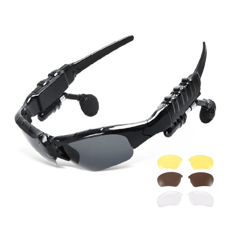 Goggles Eyewear Cycling Sunglasses Riding Bluetooth Earphone Smart Glasses Outdoor Sport Bike Sun Glasses Headphone with Mic
Goggles Eyewear Cycling Sunglasses Riding Bluetooth Earphone Smart Glasses Outdoor Sport Bike Sun Glasses Headphone with Mic