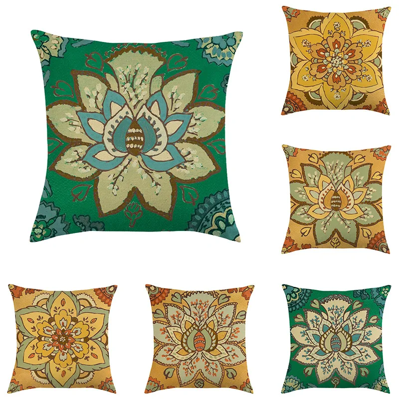 Mandala Linen Cushion Cover Bohemian Style Flower Pillowcase for Sofa Bed Decorative Pillow Covers Floral Home Decor Accessories
Mandala Linen Cushion Cover Bohemian Style Flower Pillowcase for Sofa Bed Decorative Pillow Covers Floral Home Decor Accessories