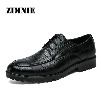 ZIMNIE Brand Men Leather Dress Shoes Men Luxury Formal Business Office Shoes Italian Style Wedding Party Shoes Men Footwear 
ZIMNIE Brand Men Leather Dress Shoes Men Luxury Formal Business Office Shoes Italian Style Wedding Party Shoes Men Footwear