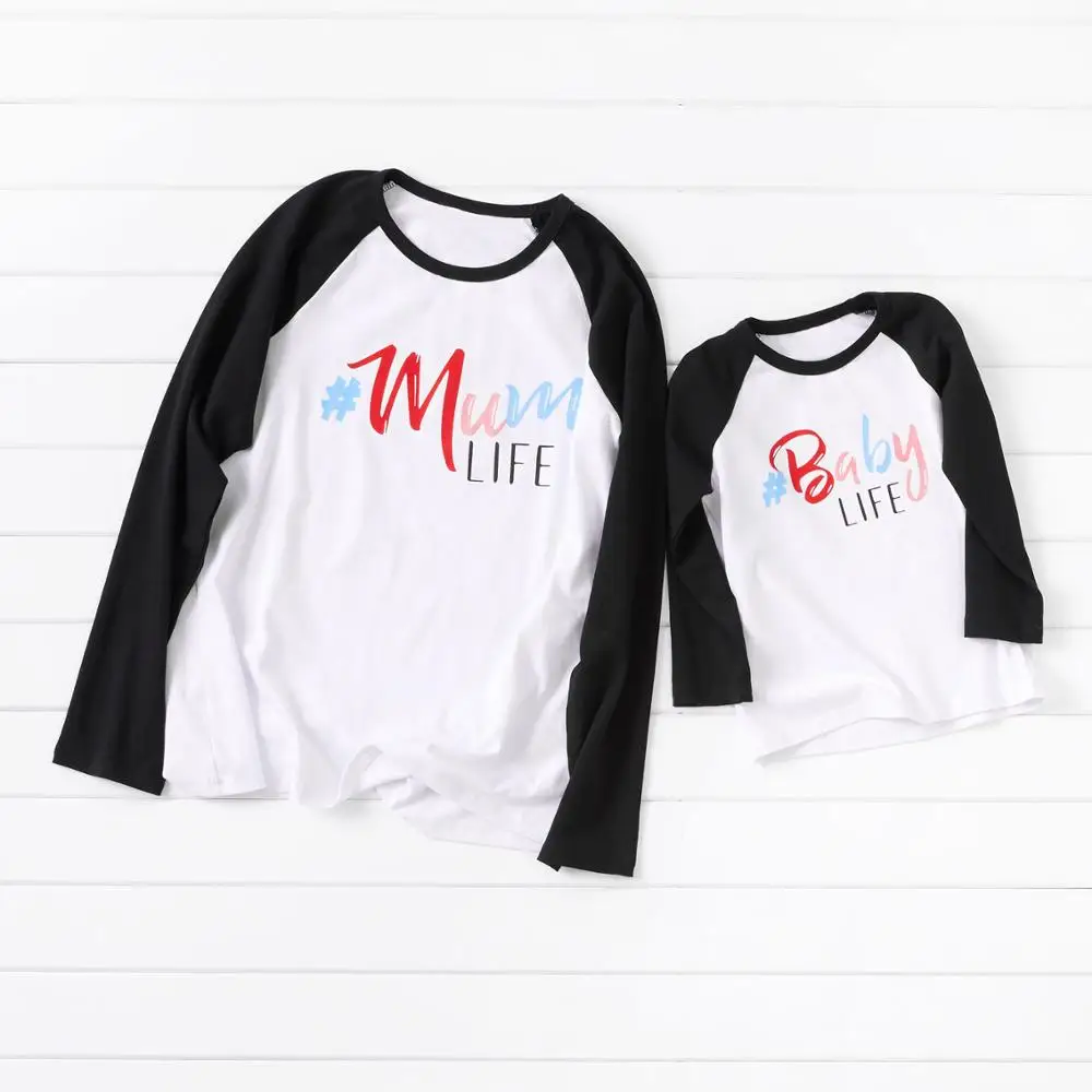MUMLIFE and BABYLIFE Matching Long Sleeve T-shirt for Mommy and Me Autumn Leisure Round Neck Parent-Child Wear
MUMLIFE and BABYLIFE Matching Long Sleeve T-shirt for Mommy and Me Autumn Leisure Round Neck Parent-Child Wear