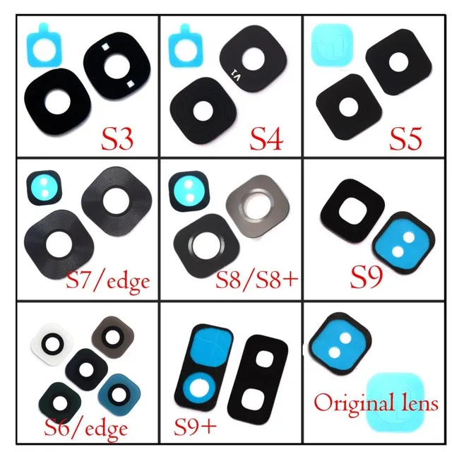 Back Rear Camera Glass Lens Cover Ring with Sticker Glue for Galaxy S3 S4 S5 S6 edge + S7 edge S8 S9 S10 plus
Back Rear Camera Glass Lens Cover Ring with Sticker Glue for Galaxy S3 S4 S5 S6 edge + S7 edge S8 S9 S10 plus