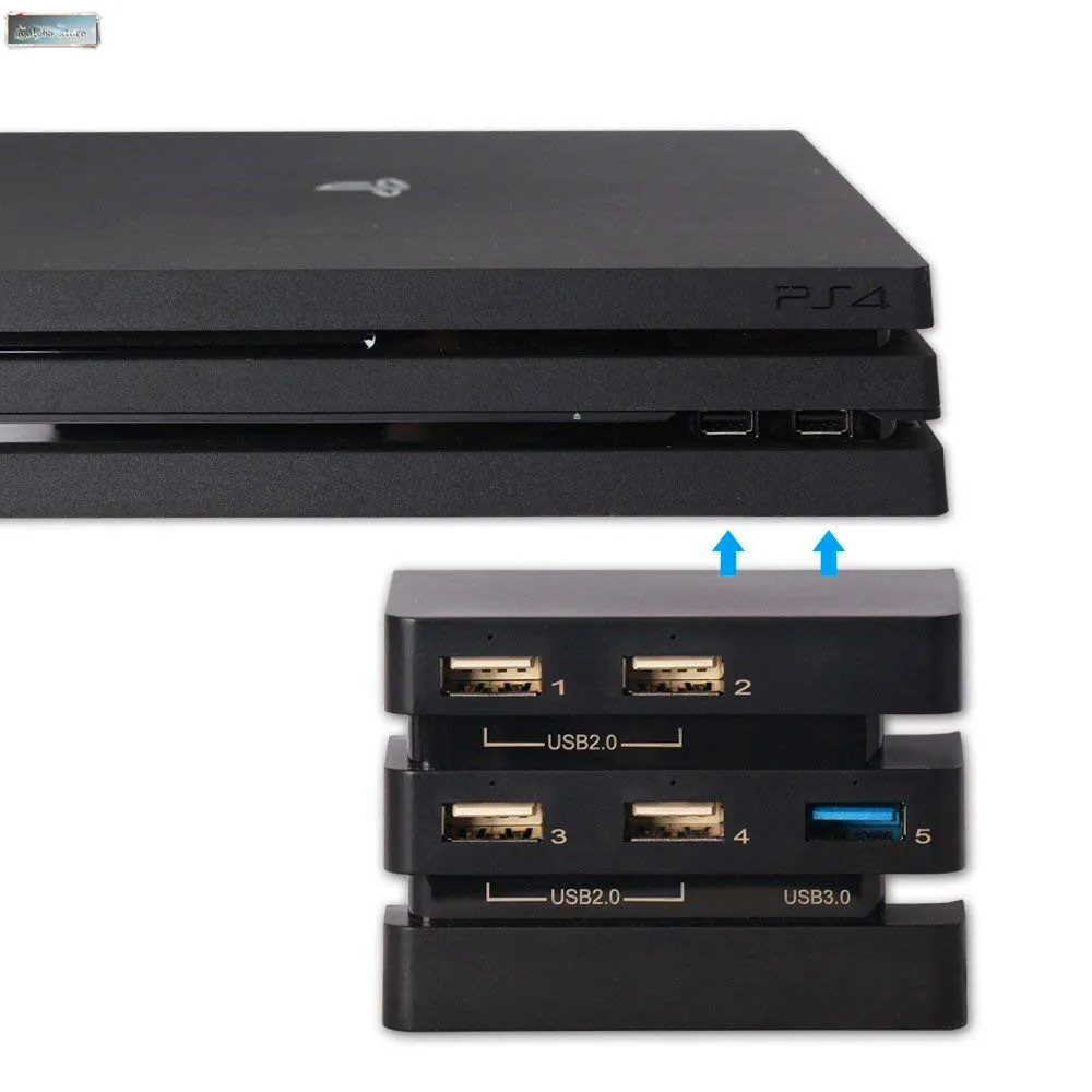 PS4 PRO USB HUB 5 Ports USB Hub(3.0 & 2.0) High Speed Connector Expansion Hub for Sony for Playstation 4 Pro
PS4 PRO USB HUB 5 Ports USB Hub(3.0 & 2.0) High Speed Connector Expansion Hub for Sony for Playstation 4 Pro