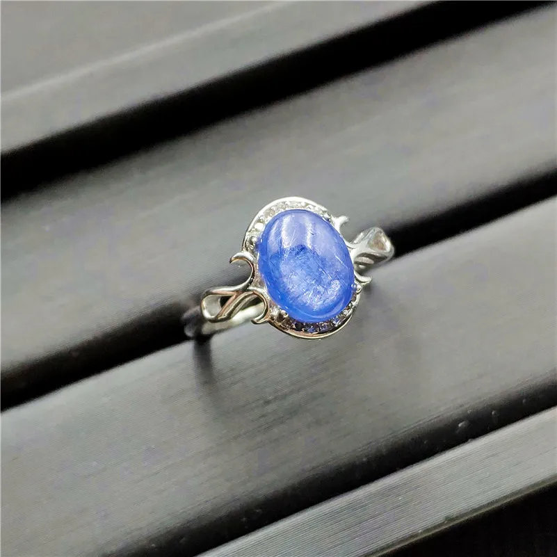 Natural Kyanite Ring Healing Shape Woman Female Cat Eye Party Anniversary Luxury Jewelry AAAA Silver Sterling Adjustable Rings
Natural Kyanite Ring Healing Shape Woman Female Cat Eye Party Anniversary Luxury Jewelry AAAA Silver Sterling Adjustable Rings
