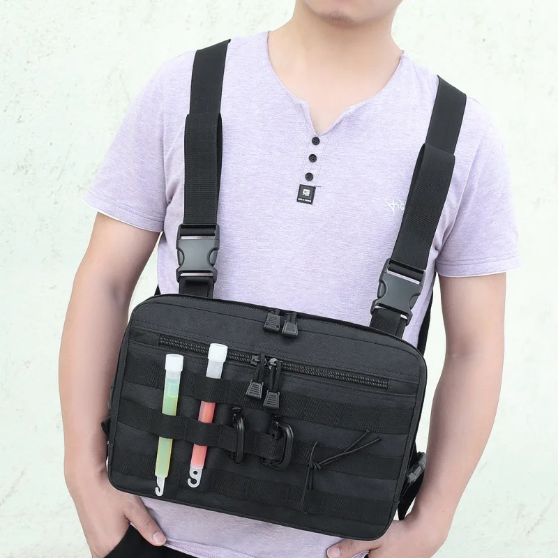 Adjustable MultifunctionalHunting Bag Durable 1000D nylon Tactical Chest Rig Shoulder Bag Waist Molle Packs
Adjustable MultifunctionalHunting Bag Durable 1000D nylon Tactical Chest Rig Shoulder Bag Waist Molle Packs