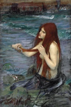 Neo Classical figurative painting canvas portrait poster beauty picture giant picture home decor modern art The Mermaid 1892
Neo Classical figurative painting canvas portrait poster beauty picture giant picture home decor modern art The Mermaid 1892