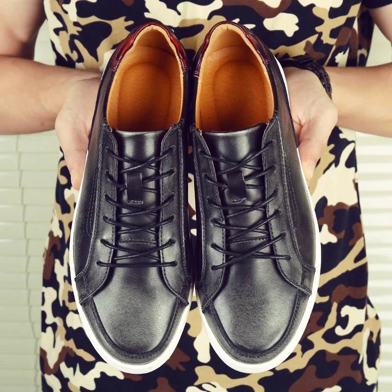 Men Casual Shoes 2018 New Men Genuine Leather Shoes Summer Sneakers Men Footwear Slip on Rubber Fashion Lace-Up Flats C4
Men Casual Shoes 2018 New Men Genuine Leather Shoes Summer Sneakers Men Footwear Slip on Rubber Fashion Lace-Up Flats C4