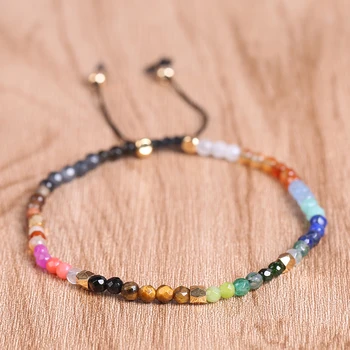 Handmade Crystal Yoga Seven Chakras Healing Balance Tibetan Silver Color Bracelet Reiki Prayer Bracelets 7 Colors Stone 1431
Handmade Crystal Yoga Seven Chakras Healing Balance Tibetan Silver Color Bracelet Reiki Prayer Bracelets 7 Colors Stone 1431