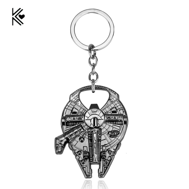 Bottle Opener Star Wars Trek Warship Classics Falcon Keychains Gothic Punk Classic Antique Silver Metal Men Key Chains Ring
Bottle Opener Star Wars Trek Warship Classics Falcon Keychains Gothic Punk Classic Antique Silver Metal Men Key Chains Ring