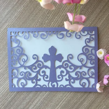 50pcs/lot Chic Pearl Paper Invitations Card Cross Pattern Blessing Card Easter Invitations Christening Decorations
50pcs/lot Chic Pearl Paper Invitations Card Cross Pattern Blessing Card Easter Invitations Christening Decorations