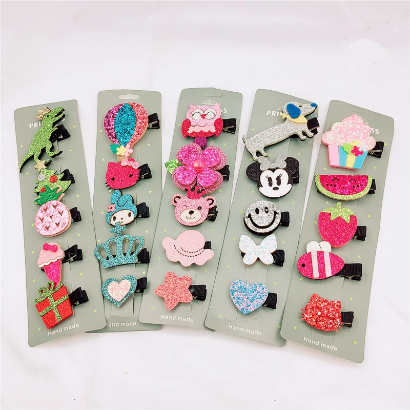1Set=5pcs Mix Cartoon Children Hairpins Cute Bow star fruit Kitty Hair clips Accessories Girls Princess Crown Barrettes Headwear
1Set=5pcs Mix Cartoon Children Hairpins Cute Bow star fruit Kitty Hair clips Accessories Girls Princess Crown Barrettes Headwear