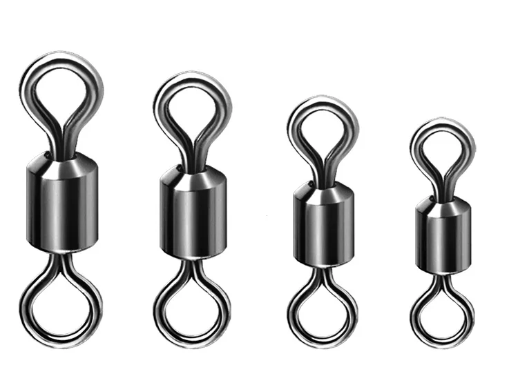 200pcs High Quality Fishing Swivels Ball Bearing Rolling Swivel Solid Rings Hooks Connector Accessories 2# 4# 6# 8# 10# 12#
200pcs High Quality Fishing Swivels Ball Bearing Rolling Swivel Solid Rings Hooks Connector Accessories 2# 4# 6# 8# 10# 12#