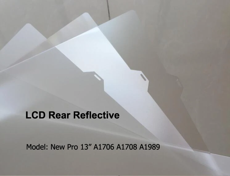 New for Macbook Pro Retina 13" A1706 A1708 A1989 LED Screen Display Back Rear LCD Reflective Sheets LCD Backlight 2016-2019
New for Macbook Pro Retina 13" A1706 A1708 A1989 LED Screen Display Back Rear LCD Reflective Sheets LCD Backlight 2016-2019