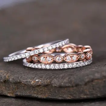 Drop Shipping Luxury Jewelry 925 Sterling Silver Fill Full Clear Cubic Zirconia 3 IN 1 Party Wedding Band Ring for Women Ring
Drop Shipping Luxury Jewelry 925 Sterling Silver Fill Full Clear Cubic Zirconia 3 IN 1 Party Wedding Band Ring for Women Ring