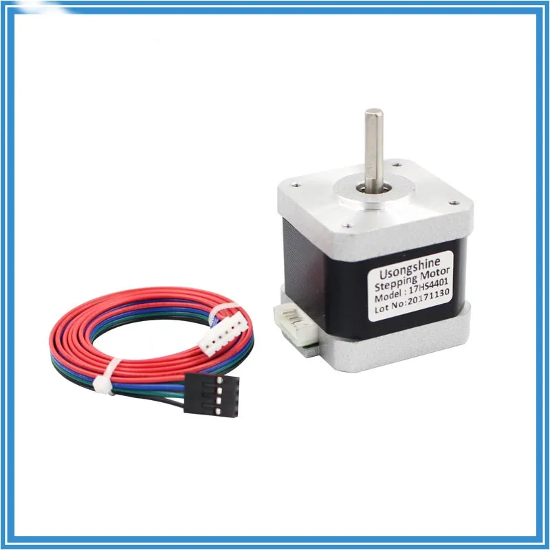 WAVGAT 4-lead Nema17 Stepper Motor 42 motor Nema 17 motor 42BYGH 40MM 1.7A (17HS4401) motor for CNC XYZ
WAVGAT 4-lead Nema17 Stepper Motor 42 motor Nema 17 motor 42BYGH 40MM 1.7A (17HS4401) motor for CNC XYZ