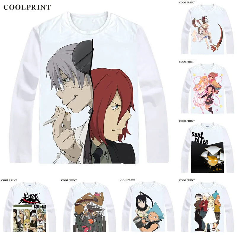 SOUL EATER T-Shirts Multi-style Long Sleeve Shirts Soru Ita DWMA Shibusen Maka Albarn Soul Eater Black Star Cosplay Shirt
SOUL EATER T-Shirts Multi-style Long Sleeve Shirts Soru Ita DWMA Shibusen Maka Albarn Soul Eater Black Star Cosplay Shirt
