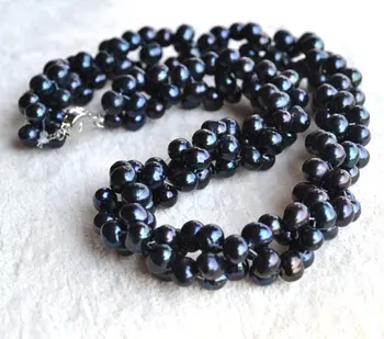 Perfect Pearl Necklace ,Charming Black Color 100% Real Freshwater Pearl Necklace, AA 6-7MM 18 inches Handmade Jewelry.
Perfect Pearl Necklace ,Charming Black Color 100% Real Freshwater Pearl Necklace, AA 6-7MM 18 inches Handmade Jewelry.