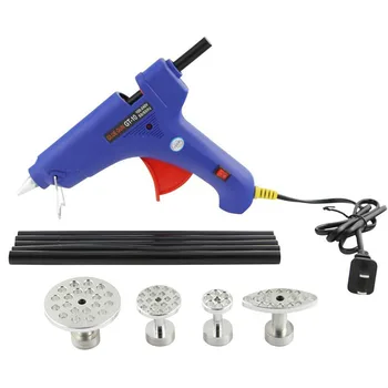 Hot Melt Glue Gun Low Temp 100w 100v-240v Fast Heat with 10 Pcs Glue Stick and 4 Size Aluminum Glue Puller Tabs PDR Tools
Hot Melt Glue Gun Low Temp 100w 100v-240v Fast Heat with 10 Pcs Glue Stick and 4 Size Aluminum Glue Puller Tabs PDR Tools