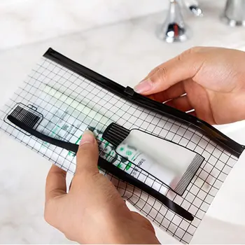 Transparent PVC Toothbrush Cosmetic Bag Women Travel Makeup Zipper Storage Pouch Toiletry Wash Pouch Fashion Organizer Bag
Transparent PVC Toothbrush Cosmetic Bag Women Travel Makeup Zipper Storage Pouch Toiletry Wash Pouch Fashion Organizer Bag