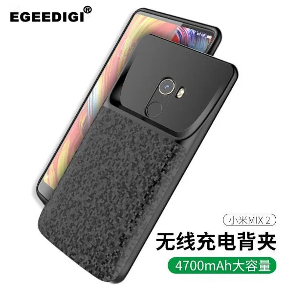 Egeedigi Ultra Thin Battery Charge Case For Xiaomi Mix2 Mix 2s 2 Silicon shockproof Portable Power Bank Backup Charger Cover
Egeedigi Ultra Thin Battery Charge Case For Xiaomi Mix2 Mix 2s 2 Silicon shockproof Portable Power Bank Backup Charger Cover