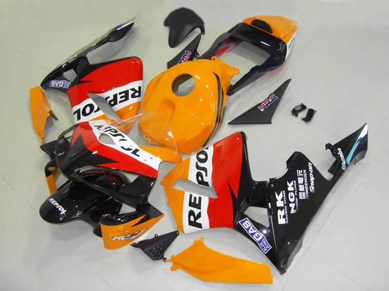 New Injection Mold Full Fairing kit Fit For Honda CBR600RR F5 2003 2004 03 04 600RR 600 ABS fairings+Tank cover Red orange black
New Injection Mold Full Fairing kit Fit For Honda CBR600RR F5 2003 2004 03 04 600RR 600 ABS fairings+Tank cover Red orange black