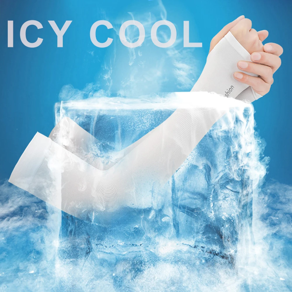 Pair Ice Fabric Arm Sleeves Mangas Warmers Summer Sports UV Protection Outdoor Running Cycling Driving Reflective Sunscreen Band
Pair Ice Fabric Arm Sleeves Mangas Warmers Summer Sports UV Protection Outdoor Running Cycling Driving Reflective Sunscreen Band