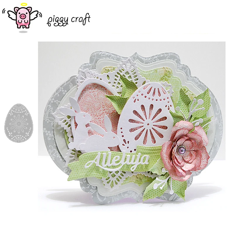 Piggy Craft metal cutting dies cut die mold Easter eggs decoration Scrapbook paper craft knife mould blade punch stencils dies
Piggy Craft metal cutting dies cut die mold Easter eggs decoration Scrapbook paper craft knife mould blade punch stencils dies
