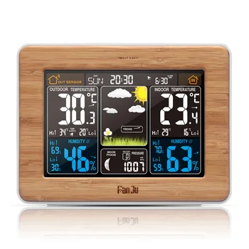 Weather Station Color Digital Clock Temperature Humidity Sensor Barometer Forecast Desk Table LED Alarm Clock
Weather Station Color Digital Clock Temperature Humidity Sensor Barometer Forecast Desk Table LED Alarm Clock