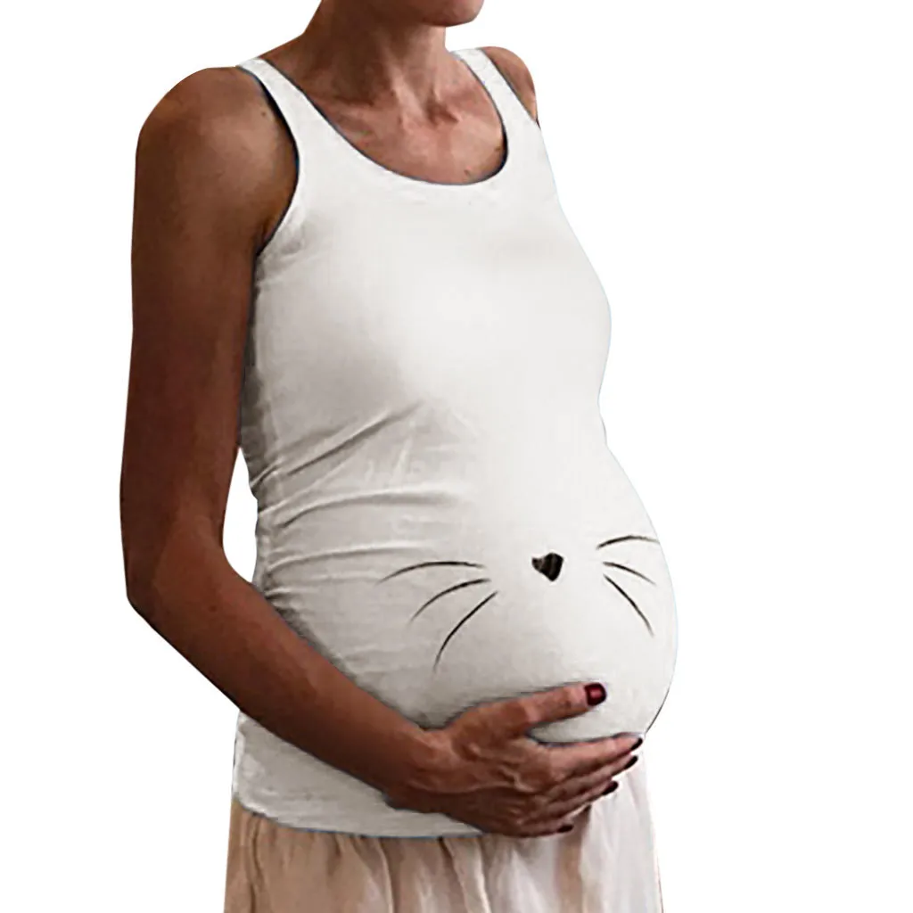 LONSANT Maternity clothes Women Sleeveless cat beard Print Nursing Vest summer casual Pregnant Tank Tops 2019 fashion Shirt
LONSANT Maternity clothes Women Sleeveless cat beard Print Nursing Vest summer casual Pregnant Tank Tops 2019 fashion Shirt