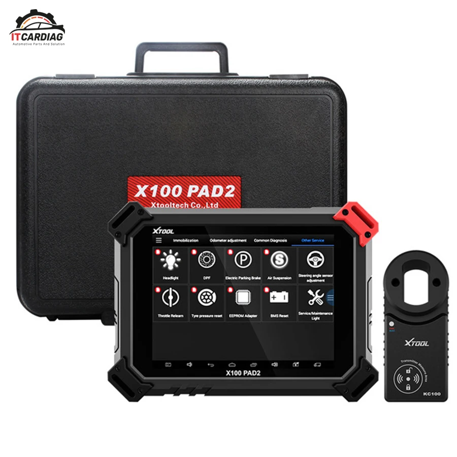 XTOOL X-100 X100 PAD 2 PAD2 Wifi Key Programmer Special Functions Expert Update Version of X100 PAD2 Pro Auto OBD OBDii Scanner
XTOOL X-100 X100 PAD 2 PAD2 Wifi Key Programmer Special Functions Expert Update Version of X100 PAD2 Pro Auto OBD OBDii Scanner