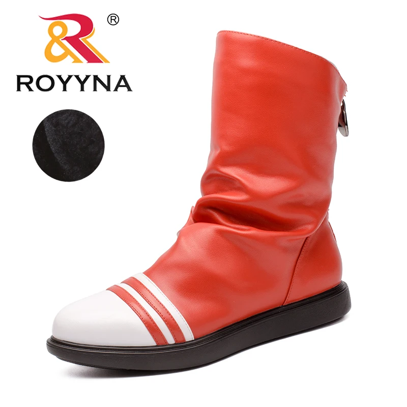 ROYYNA New Fashion Style Women Boots Zipper Women Winter Shoes Pointed Toe Lady Mid Calf Boots comfortable Light Free Shipping
ROYYNA New Fashion Style Women Boots Zipper Women Winter Shoes Pointed Toe Lady Mid Calf Boots comfortable Light Free Shipping