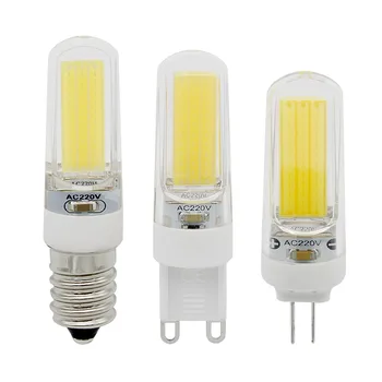 E14 G4 G9 Dimmable COB 2609 SMD LED Light Bulb Crystal Spotlight Chandelier Lighting replace 10w CFL 30w Halogen Lamp
E14 G4 G9 Dimmable COB 2609 SMD LED Light Bulb Crystal Spotlight Chandelier Lighting replace 10w CFL 30w Halogen Lamp