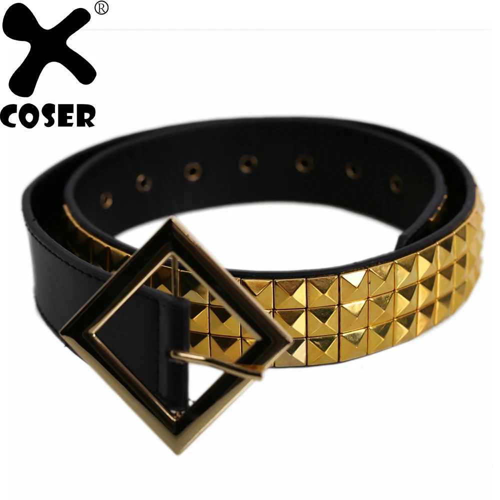 XCOSER Suicide Squad Harley Quinn Belt Gold Pyramid Studded PU Leather Belts 2019 Halloween Party Cosplay Costume Accessories
XCOSER Suicide Squad Harley Quinn Belt Gold Pyramid Studded PU Leather Belts 2019 Halloween Party Cosplay Costume Accessories