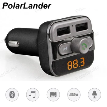 DC 12-24V FM Transmitters Bluetooth Car Kit Handsfree Phone Calling TF Card MP3 Player Dual USB Car Chargers
DC 12-24V FM Transmitters Bluetooth Car Kit Handsfree Phone Calling TF Card MP3 Player Dual USB Car Chargers