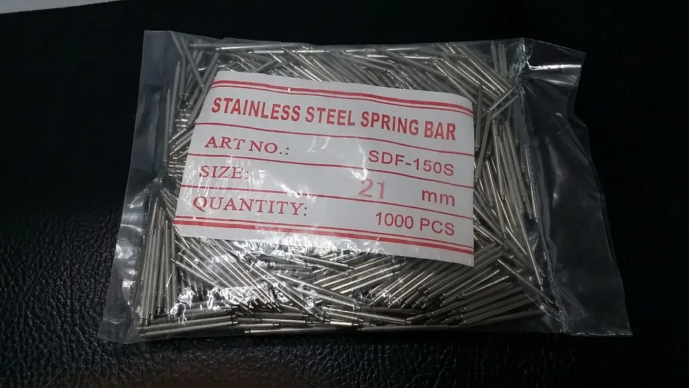 Diameter 1.5mm STAINLESS STEEL SPRING BARS SDF-150S Watch Band Size 6/7/8/9/10/11/12/13/14/15/16/17/18/19/20/21/22/23/24/25-34mm
Diameter 1.5mm STAINLESS STEEL SPRING BARS SDF-150S Watch Band Size 6/7/8/9/10/11/12/13/14/15/16/17/18/19/20/21/22/23/24/25-34mm
