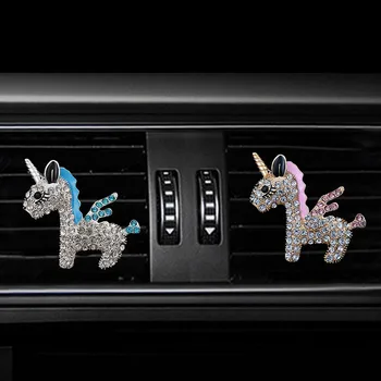 Unicorn car air freshener perfume bottle diffuser in the car auto Air conditioner outlet vent air Perfume clip
Unicorn car air freshener perfume bottle diffuser in the car auto Air conditioner outlet vent air Perfume clip