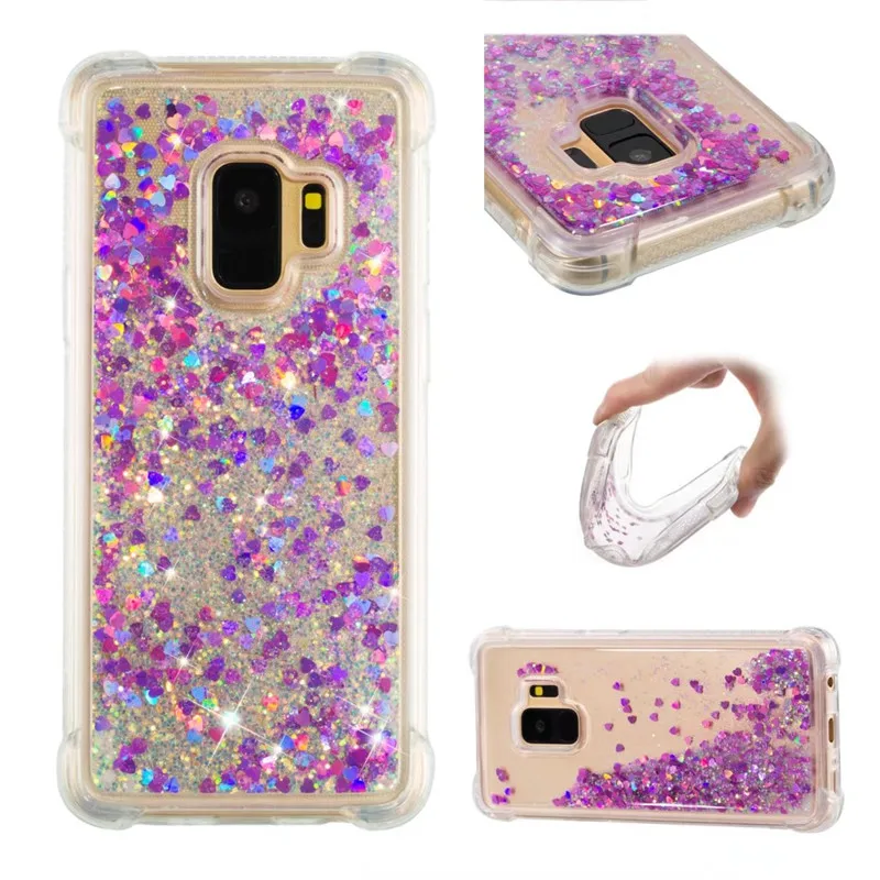 Dynamic Liquid Glitter For Funda Samsung Galaxy S9 Case Bling Quicksand Soft TPU Shockproof Case For S9 S8 Plus S7 S6 Edge S5
Dynamic Liquid Glitter For Funda Samsung Galaxy S9 Case Bling Quicksand Soft TPU Shockproof Case For S9 S8 Plus S7 S6 Edge S5