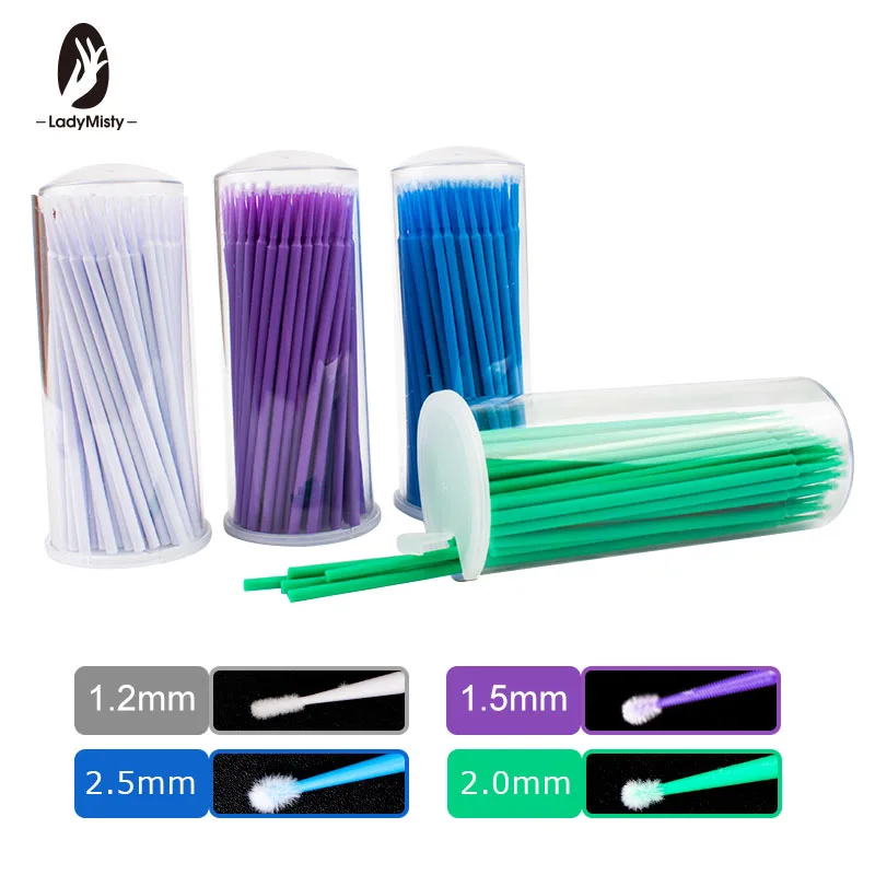 100pcs/pack Swab Durable Disposable Makeup Brushes Eyelash Extension Individual Micro Mascara Lash Removing Tools Nail Brush
100pcs/pack Swab Durable Disposable Makeup Brushes Eyelash Extension Individual Micro Mascara Lash Removing Tools Nail Brush