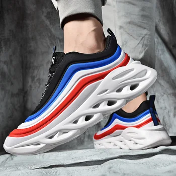 Men Running Shoes Shock Absorption Cushion Breathable Lightweight Comfortable Footwear Outdoor Sports Sneakers Colorful 2019 new
Men Running Shoes Shock Absorption Cushion Breathable Lightweight Comfortable Footwear Outdoor Sports Sneakers Colorful 2019 new
