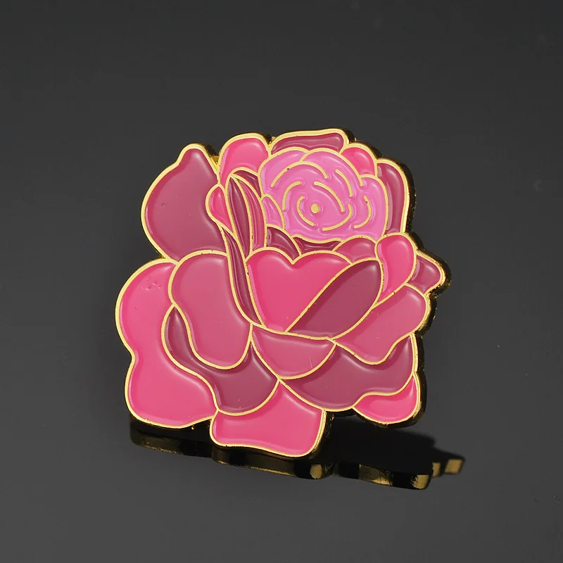 badges lapel pin Factory Custom 3D Badge Flower Shape Rose Metallic Badges cheap custom metal badge pin hot sales enamel badge
badges lapel pin Factory Custom 3D Badge Flower Shape Rose Metallic Badges cheap custom metal badge pin hot sales enamel badge